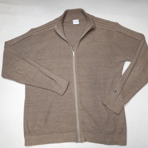 Columbia full-zip sweater men's size large - Picture 1 of 10
